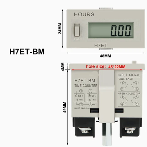 H7EC-BLM 6/8-Bit LED elektronischer Zähler für BVLM Stanzgeräte Ein/Aus - Picture 14 of 16