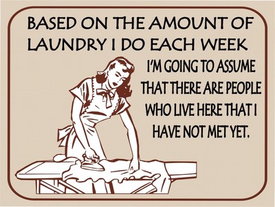 Laundry I Do Each Week tin metal sign MAN CAVE brand new