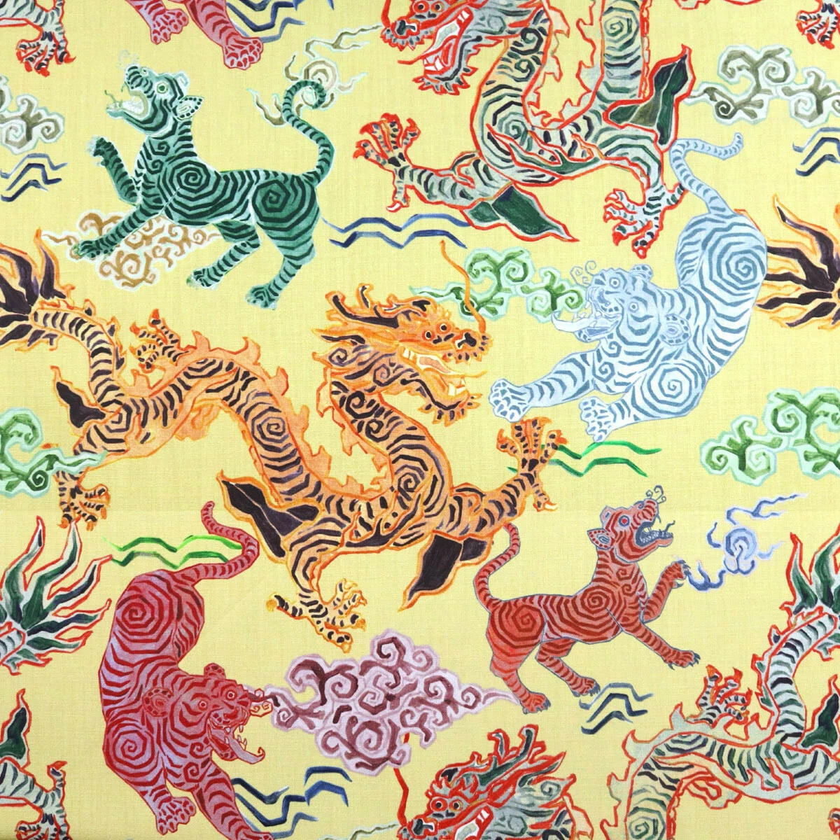 Asian 2024 pattern fabric