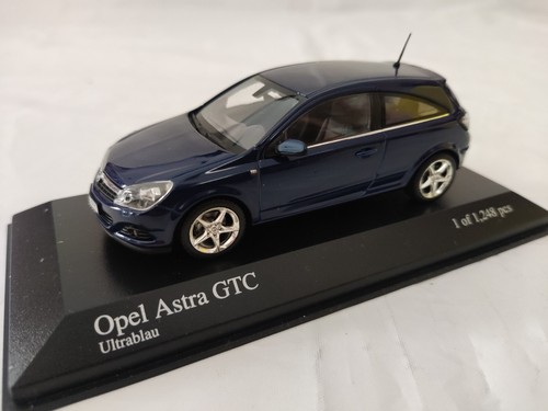 RARE Minichamps 1:43 Opel Astra GTC Blue NEW! - 第 1/4 張圖片