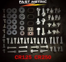 93pc FULL BODY & PLASTIC BOLT KIT HONDA CR125 CR250