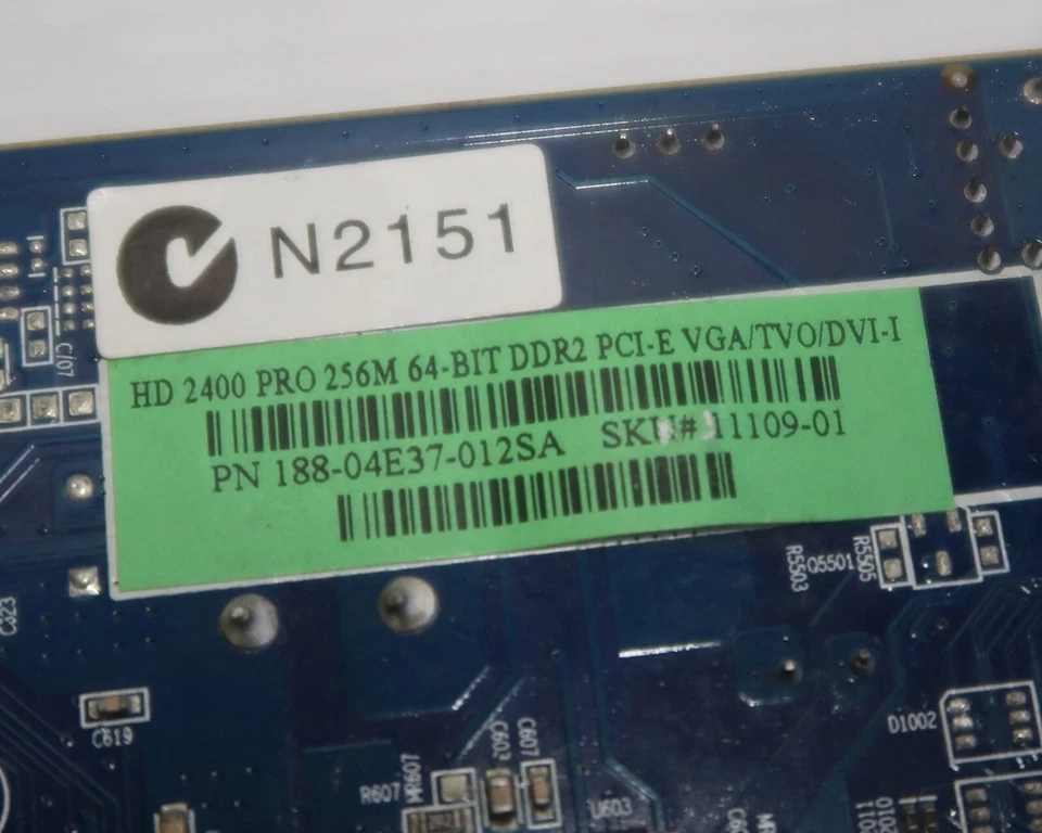 AMD Radeon HD 2400 PRO 256MB, DDR2, DVI, VGA, Sapphire 11109-01 - WORKING - Image 4 of 4