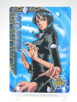 ワンピース10th ANNIVERSARY3Dカード極美品　No,007 ロビン Nico Robin #7 One Piece 3D Card Collection Animation 10th 2009 TCG