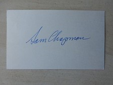 Sam Chapman Autographed 3