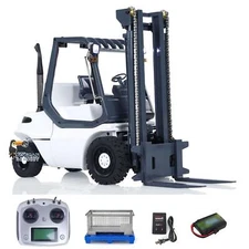 1/14 RTR RC Hydraulic Forklift Metal Wheeled Transfer Car Truck Model Sound ESC