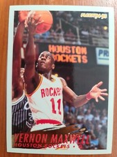 Fleer Collection Basketball Card 🏀 1994 1995 Rockets #88 Vernon Maxwell