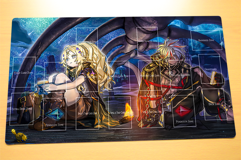No.3844 TCG Custom Playmat Ecclesia the Virtuous Fallen of Albaz