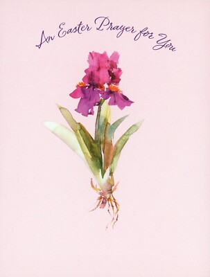 Religious EASTER PRAYER Card, Thinking of You Flowers by American Greetings + 