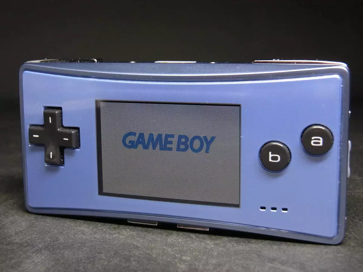 Nintendo Gameboy Micro Blue Console only Japan