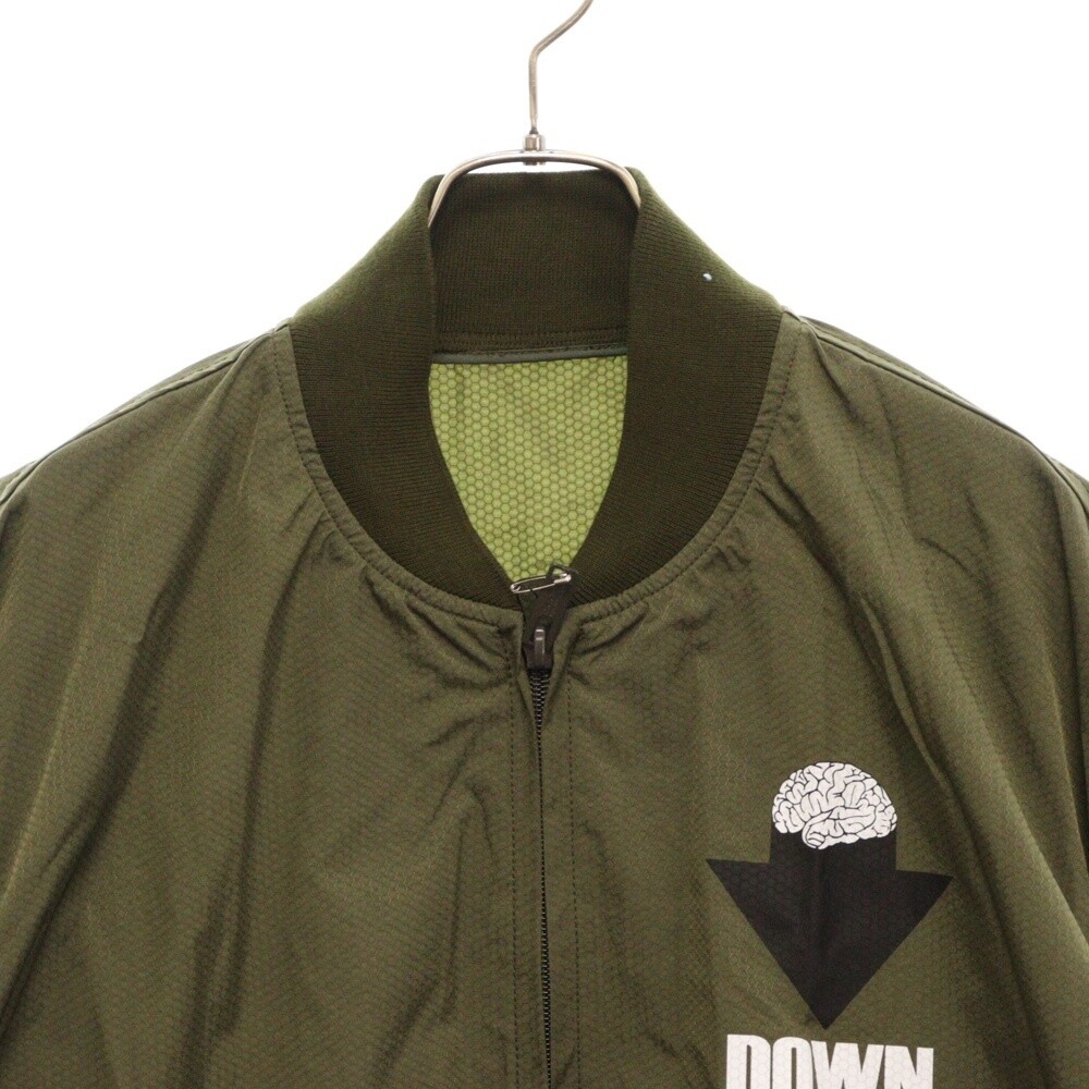 価格66000円【未使用品】24SS BLOUSON MA-1 TYPE UNDERCOVER 24SS DOWN MA-1 JACKET Back Print Zip Up Nylon
