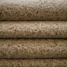 1/6 yd 300S/CM Golden Dark Bk INTERCAL 1/2" Ultra-Sparse Curly Matted Mohair Fur
