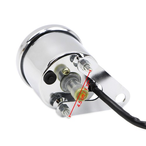 12V Universal Motorcycle Meter LCD Digital Speedometer Tachometer Odometer Gauge - Picture 6 of 8
