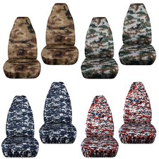 Designcover Front Car Seat Covers Digital Camo Fits 98-03ford Ranger Bucket Seat