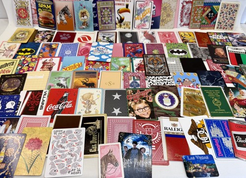 Mixed Lot Of 100 Single Swap Playing Cards: Vintage & Modern Crafts & Collecting