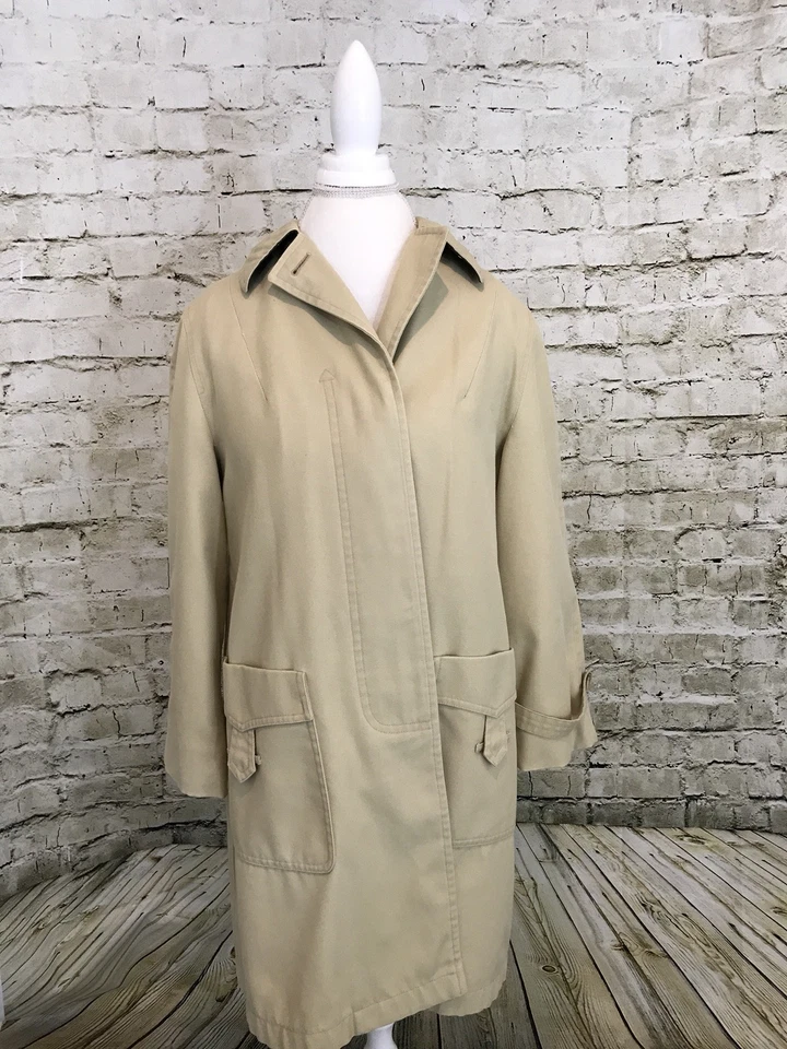 Abrigo Misty Harbor para mujer vintage para cualquier clima, repelente de lluvia y manchas Foto 2 de 4