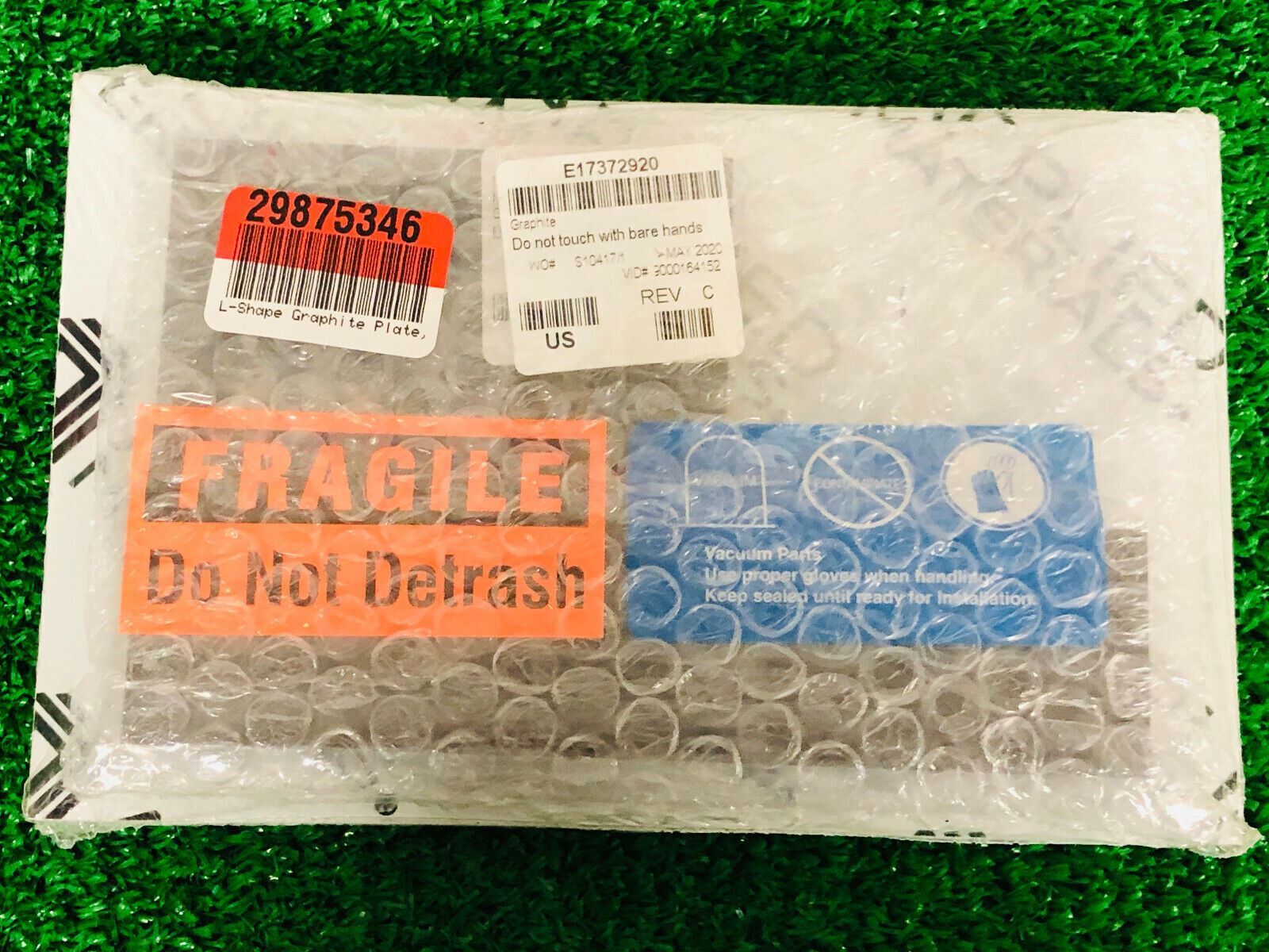 Applied Materials E17372920 L-Shape Graphite Plate, Electrode Suppression