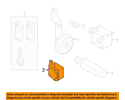 Chasis ECM entrada sin llave con bloqueo antirrobo compatible con 13-23 MAZDA CX-5 6561446 - Imagen 3 de 14