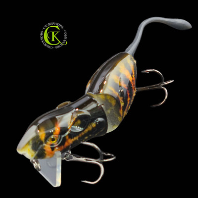 Swimbait 8,5cm The Rat Twitchbait Crankbait Wobbler Raubfisch Barsch Pike Hecht