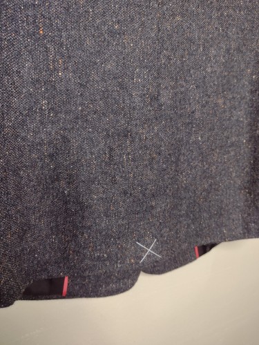 Talbots Italian Fabric Wool-Blend Blazer 8P Petite Gray Tweed Two-Button NWOT - Picture 5 of 11