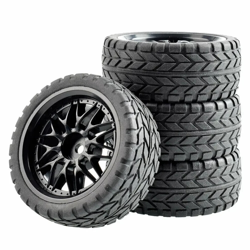 RC Rim Rubber Tires & Wheel sets For HSP HPI Tamiya FW06 1/10 On-Road Car Racing