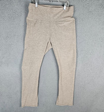 CALIA Pants Women XL Beige Lustralux Ultra Slim Boot Cut Split Hem Athleisure