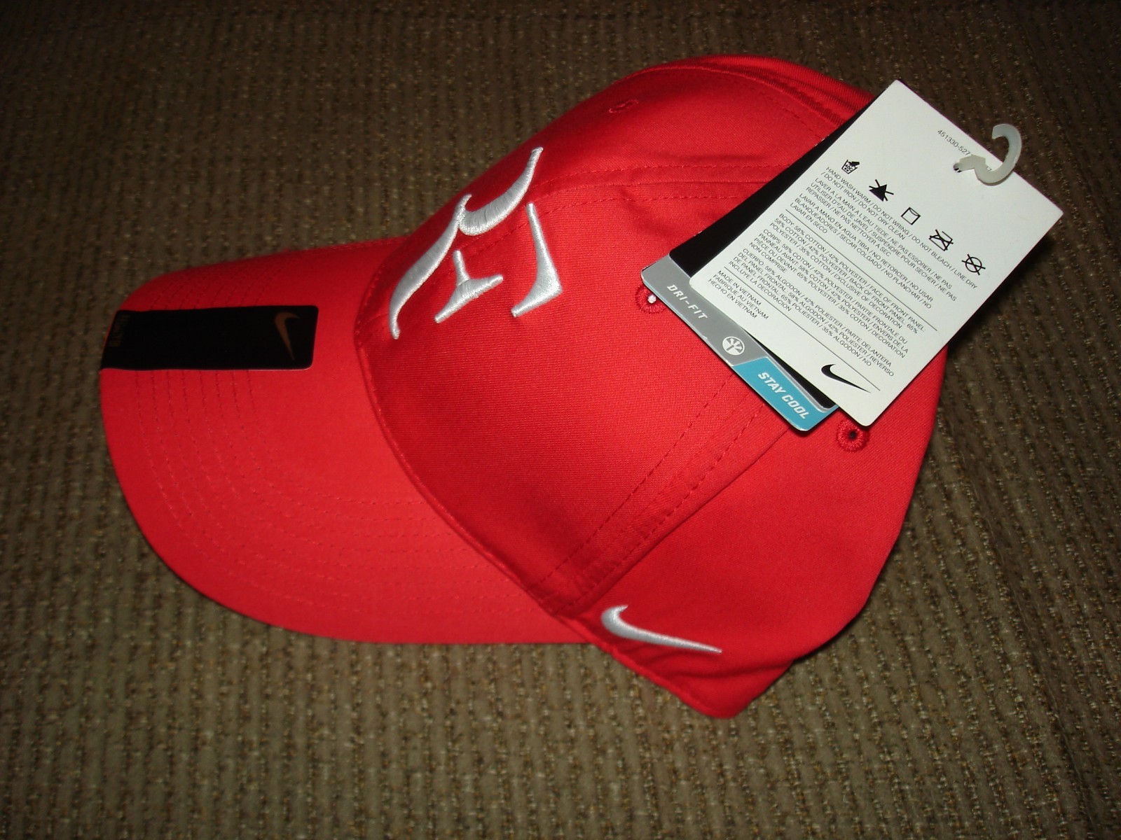 NWT Nike Federer RF Dri-FIT Legacy 91 Tennis Hat Cap Red 371202-657 image 2