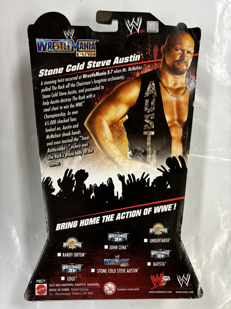 Mattel WWE Stone Cold Steve Austin Wrestlemania Heritage NIP 2010