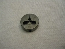 #1-72 NF Round Split Adj. Thread Die 13/16" Butterfield