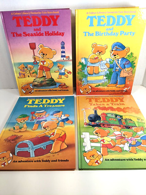 Lot of 4 An Adventure with TEDDY and FRIENDS, A Colour Library Favourite Tale...