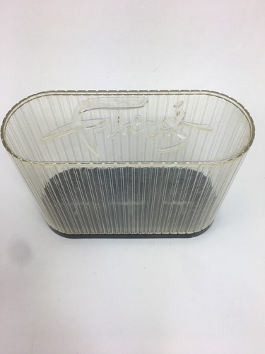Vintage Original Faberge Plastic Keeper Container Clear Box Holds 3 Bottles - Picture 4 of 12