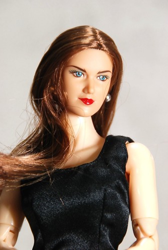 Scala 1/6, Cy Girl, capelli castani testa di donna scolpita CG3 CENERE spedizione gratuita - Foto 4 di 9
