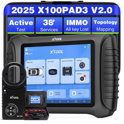 XTOOL X100PAD3 V2.0 OBD2-Scanner, Diagnosetool, Schlüsselprogrammiertool IMMO