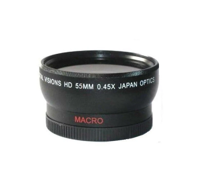 55mm Ultra Wide Angle Lens for Nikon D5600 D3500 D3400 w/ AF-P DX 18-55mm Lens - Image 3 of 4