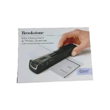 BROOKSTONE iCONVERT PORTABLE DOCUMENT AND PHOTO SCANNER New  IN BOX 