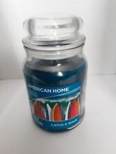 1 American Home By Yankee Candle 19 Oz. "CATCH A WAVE" Glass Jar Candle