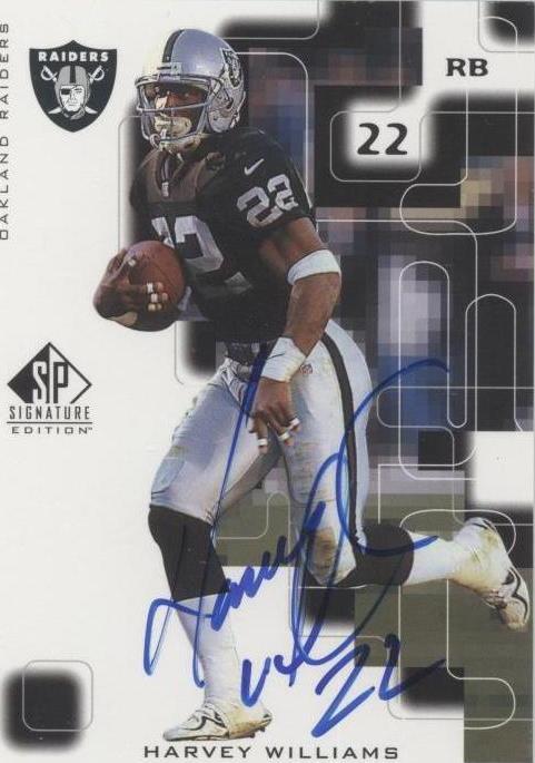1999 SP Signature Edition Harvey Williams #HV - 1 of 2