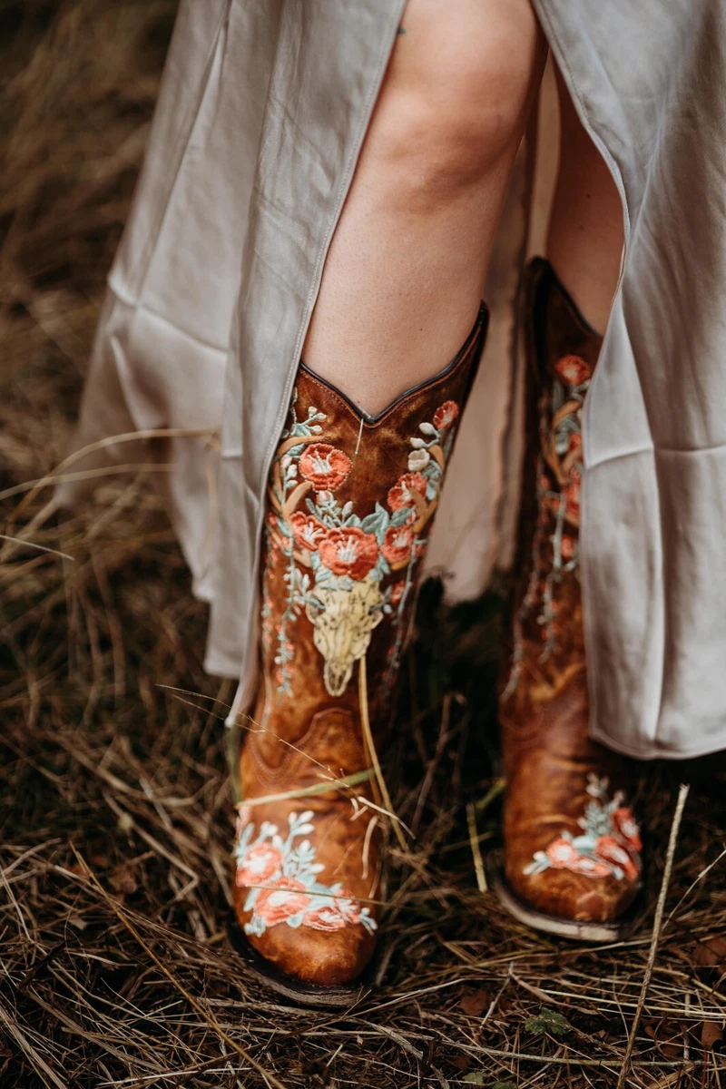 Corral deer skull clearance boots