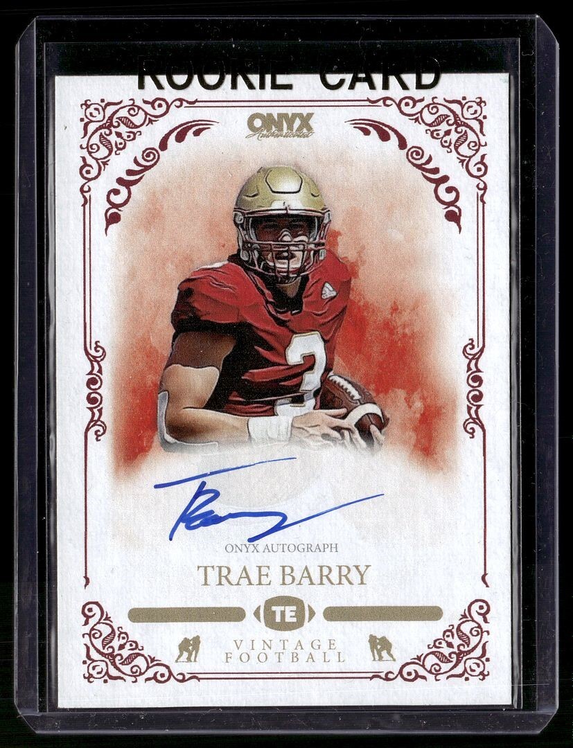 2022 ONYX VINTAGE BLUE INK AUTO TRAE BARRY - Main Image