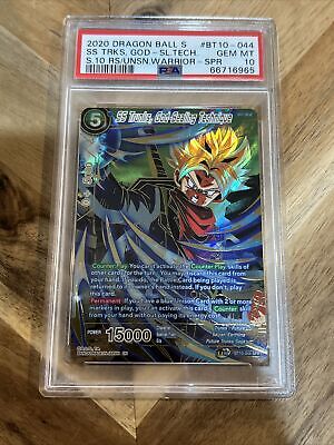 ss trunks god sealing technique bt10-044 spr psa 10 dragon ss trunks god sealing technique bt10-044 spr psa 10 dragon