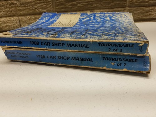 Fabricante de fabricante de equipos originales Ford Taurus 1988 Mercury Sable Shop manuales - Imagen 2 de 10