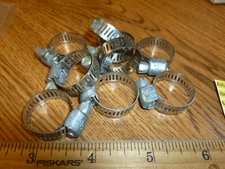 (9) Ideal Tridon MH Miniature STAINLESS CLAMPS