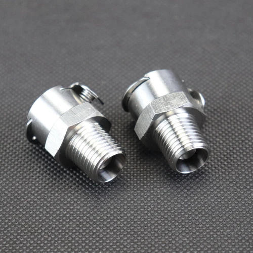 Triumph Gas Tank Fuel Pump Female Quick Release Connector Coupling Coupler 2pcs - Bild 4 von 7
