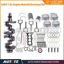 G4FD For Hyundai Accent Veloster Kia Rio Soul 1.6L Engine Rebuild Overhaul Kit
