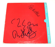 DIRE STRAITS BAND SIGNED MAKING MOVIES ALBUM VINYL BECKETT COA MARK KNOPFLER x3