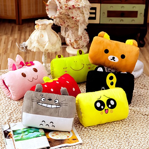 Plush Hand Warmers Gloves PP Cotton Nap Pillows Cushions Adults UK - Picture 4 of 25