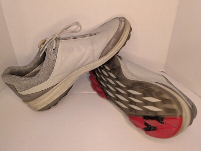 Ecco Golf Gore-Tex Yak Leather Biom Hybrid 3 GTX Golf Shoes Concrete Size 11 