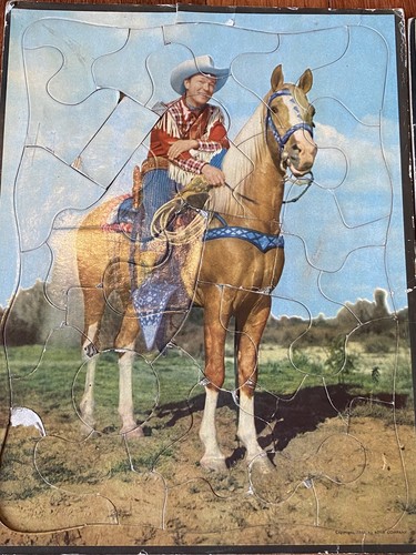Vtg Zigsaw Puzzles 1940-50's Rohr Whiteman Lone Ranger Children Hard Cardboard - Picture 5 of 11