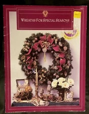 Vintage 1991 Wreaths For Special Seasons Craft Booklet # 14271 Joni Prittie