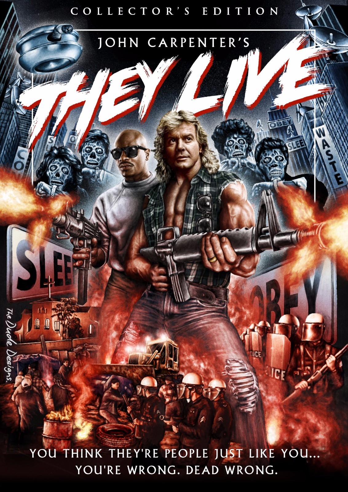 THEY LIVE Movie Poster 1988