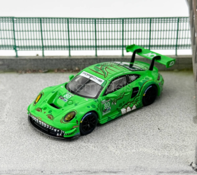 MINIGT 1:64 Scale Green 911 GT3 R #80 2023 IMSA Sports Diecast